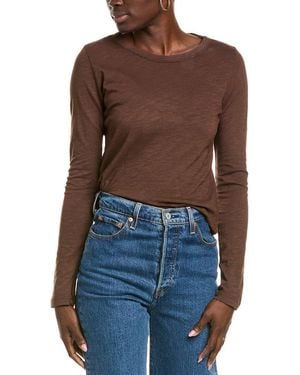 Velvet By Graham & Spencer Lizzie Top - Brown