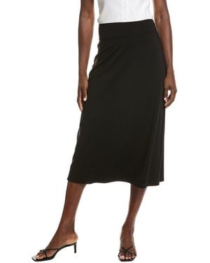 Eileen Fisher Petite A-Line Skirt - Black