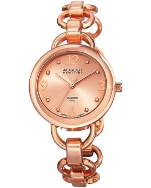 August Steiner Diamond Watch - White