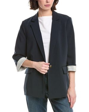 Rag & Bone Jennie Crepe Blazer - Black