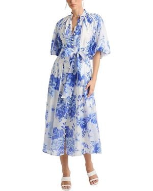 Emma way Midi Dress - Blue