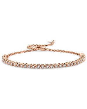 Sabrina Designs 14k Rose Gold 0.53 Ct. Tw. Diamond Bolo Bracelet - White