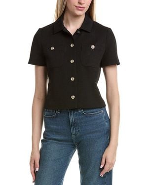 Laundry by Shelli Segal Button-Up Jacket - Black