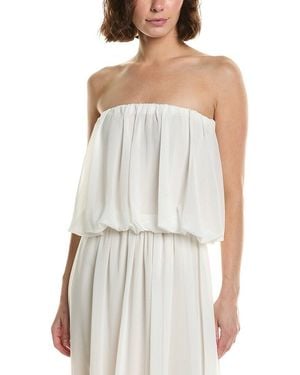 Bardot Lissett Poplin Balloon Top - White