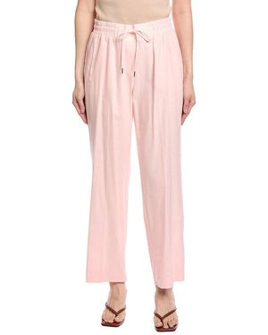 Jones New York Drawstring Linen-Blend Pant - Pink