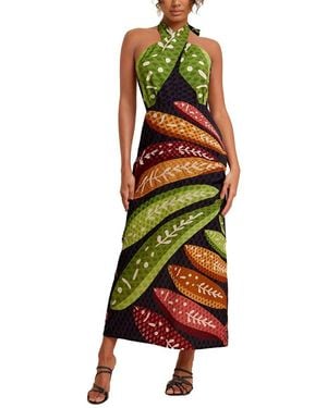 CAMILA BLANCO Midi Dress - Green