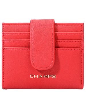 CHAMPS Iconic Card Holder - Red