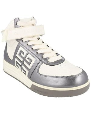 Givenchy G4 High-Top Leather Sneaker - White