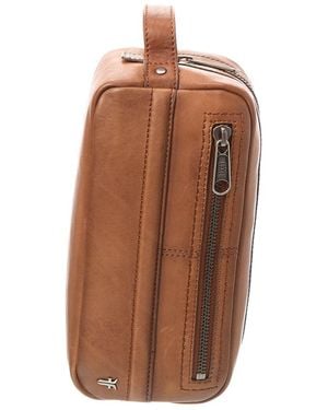 Frye Nash Leather Dopp Kit - Brown