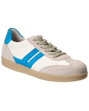 Gabor Leather & Suede Trainer - Blue