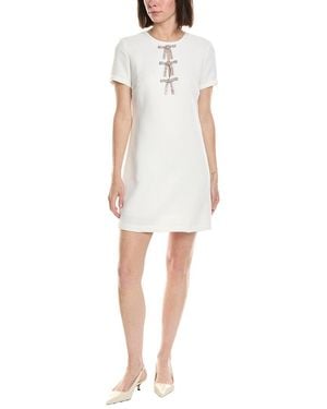 Cece Three Bows Shirtdress - White