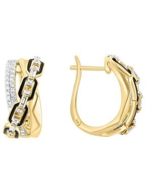 Effy Fine Jewelry 14K 0.56 Ct. Tw. Diamond Earrings - Metallic