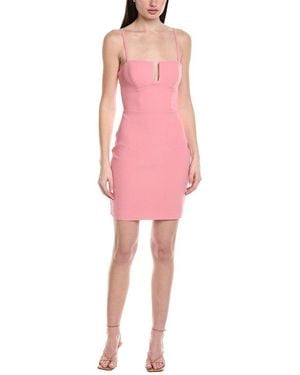 Susana Monaco Pebble Weave Wire Mini Dress - Pink