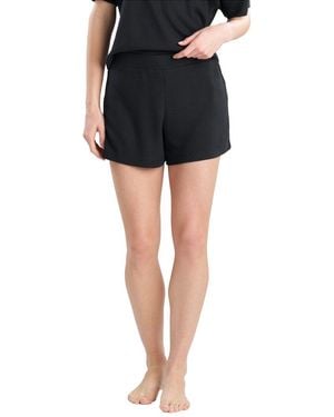 Natori Mila-Waffle Everywhere Shorts - Black