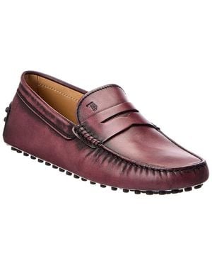 Tod's Leather Driver - Red