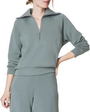 Spanx Half Zip - Blue
