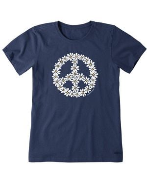 Life Is Good. Crusher T-Shirt - Blue
