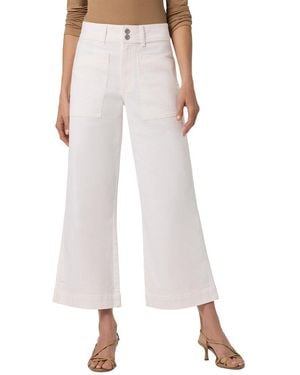 Joe's Jeans Wide Leg Cargo Ankle Jean - White