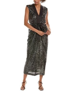 Halston Ranae Cocktail Dress - Black