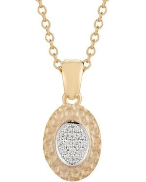Reiss 14K 0.10 Ct. Tw. Diamond Necklace - Metallic
