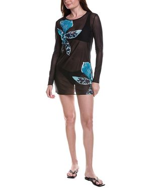 Vince Camuto Mesh Cover-Up Dress - Black