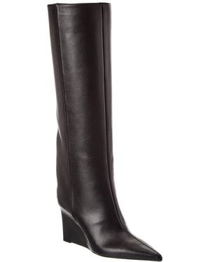 Jimmy Choo Blake Kb 85 Leather Knee-High Boot - Black