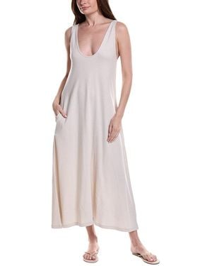 ATM Scoop Neck Tank Dress - Pink