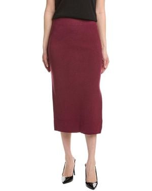 Joseph Ribkoff Midi Skirt - Red