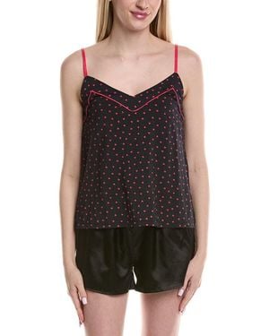 Pj Salvage Sweet Dreams Cami Shirt - Black