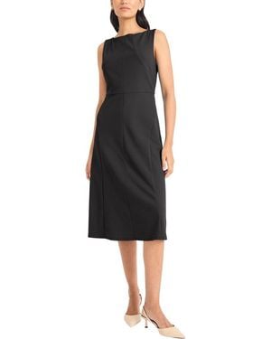 Maggy London Sleeveless Scuba Crepe Dress - Black