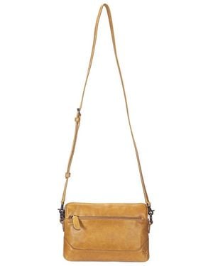 Frye Melissa Leather Crossbody - Natural