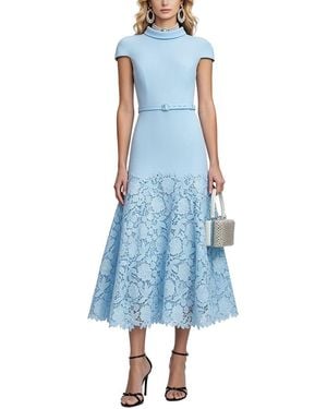 Kaimilan Embellished Midi Dress - Blue
