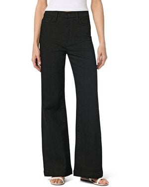 Joe's Jeans Wide Leg Trouser Hem Jean - Black