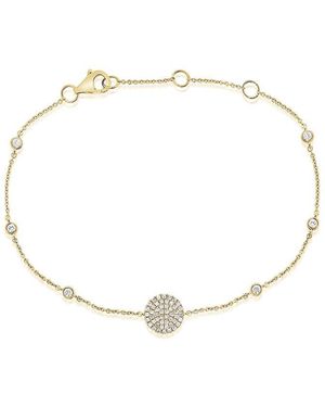 Sabrina Designs 14k 0.26 Ct. Tw. Diamond Circle Bracelet - White