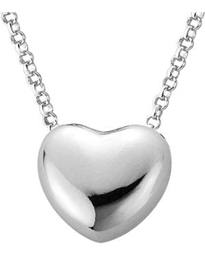 Italian Silver Silver Necklace - White