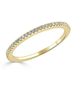 Sabrina Designs 14k 0.17 Ct. Tw. Diamond Stackable Eternity Ring - Metallic
