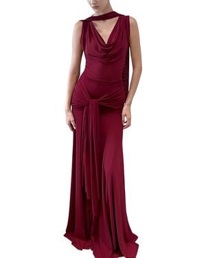 LEBRIN ATELIER Maxi Dress - Red
