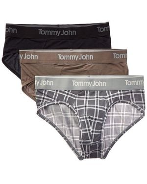 Tommy John Set Of 3 Second Skin Modal Brief - Black