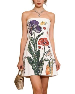 MIRA RICHI Mini Dress - White