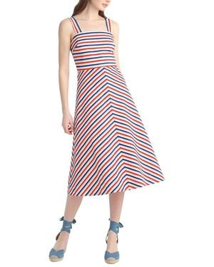 Draper James Angela Love Circle Midi Dress - Pink