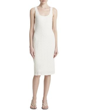 Vince Square Neck Tank Dress - White