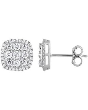 Lab Grown Diamonds 0.31 Ct. Tw. Lab-Grown Diamond Earrings - Metallic