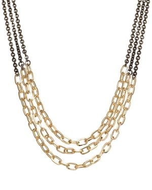 Rachel Reinhardt Jewelry Layered Necklace - Metallic