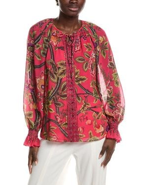 Kobi Halperin Shahar Printed Blouse - Red