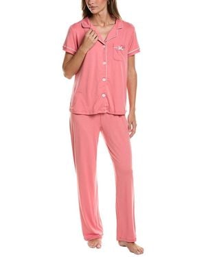 Tart Collections 2Pc Ginnie Pant Set - Red