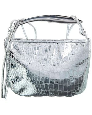 Walter Baker Hazel Mini Leather Hobo Bag - Metallic