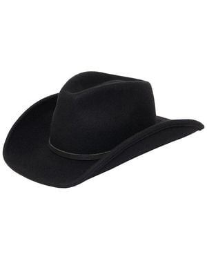 Frye Wool Felt Cowboy Hat - Black