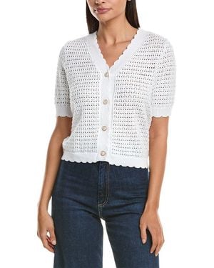 Nanette Lepore Knit Cardigan - White