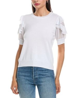 Nanette Lepore Knit Top - White