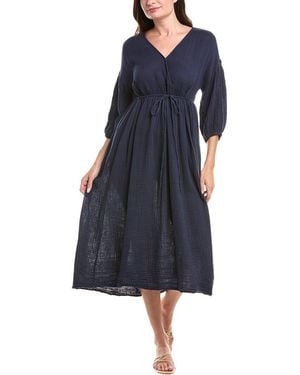 Michael Stars Giedre Midi Dress - Blue